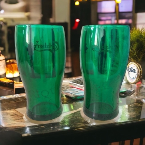 48 Carlsberg Green 16oz Beer Glasses. St. Patrick’s Day Themed Steins. - Picture 7 of 9